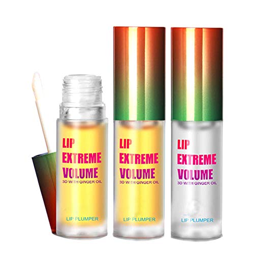 Lip Plumper Gloss, COOSA 2PCS Lip Plumper Balm Kit Plumper Lipstick Treatment Moisturize Clear Lip Plump Gloss, Day & Night Lip Plumper Kit
