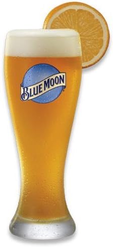 Blue Moon XL Vaso de cerveza de trigo de 23 onzas | Juego de 2 vasos de edición de bar
