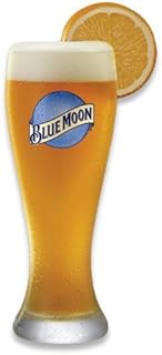 Blue Moon XL 23 Oz Wheat Beer Glass | Set of 2 Bar Edition Glasses
