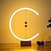 Produktbild Heng Balance Lampe, LED Schreibtischlampe Smart Magnetic Suspension Balance Light, Moderne Kreative Tischlampe Nachtlicht für Schlafzimmer Büro Geburtstagsgeschenk (Holz)