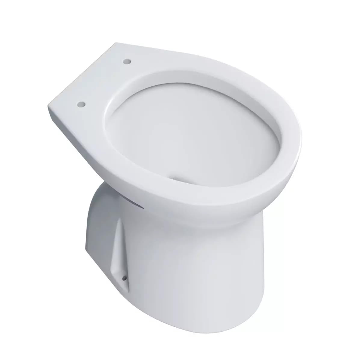Vaso wc a terra in ceramica bianca serie orchidea scarico a pavimento