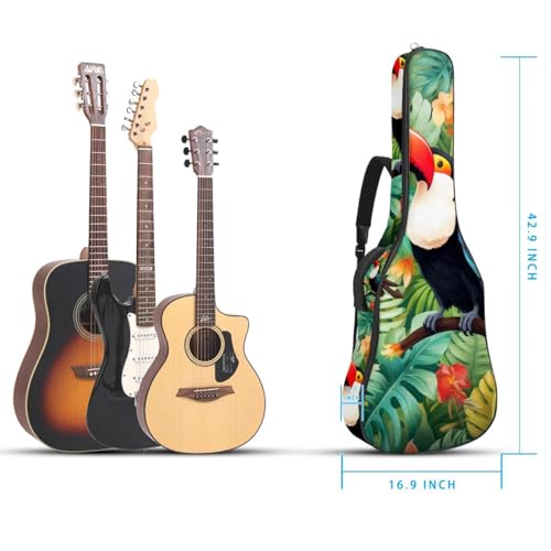 JRHEJTFZ Housse pour guitare acoustique de 1,9 cm d’épaisseur – Imperméable – Durable et élégant – Motif girafe, Multicolore 4., 42.9×16.9×4.7 in, Motif imprimé tendance - Les Beatles, Paul McCartney, John Lennon, RIngo Starr, George Harrison JRHEJTFZ Housse pour guitare acoustique de 1,9 cm d'épaisseur - Imperméable - Durable et élégant - Motif girafe, Multicolore 4., 42.9x16.9x4.7 in, Motif imprimé tendance – Image 6
