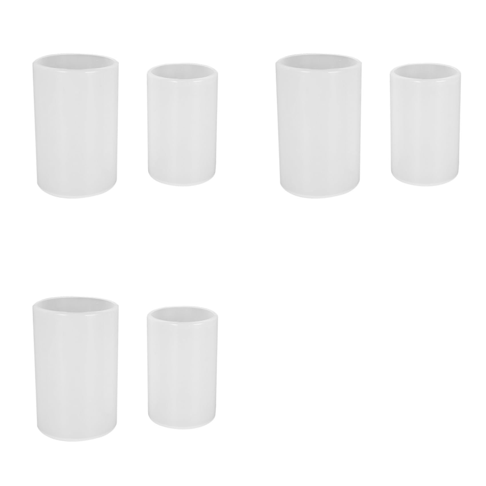 Aundhegrtt 3X 2 Sizes Cylinder Candle Molds Silicone Mold for Candle Making, Pillar Candles Resin Mould Epoxy Resin Casting Molds