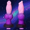 Roluck Monster Dildo Pferde Knoten Dildo mit Starkem Saugnapf Silikon Dog dildo Realistischer penis XXL Vaginal G-Punkt Sexspielzeug Analplug für Männer Frauen Paare #3