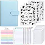 SKYDUE Agenda Ahorro Dinero Español, Organizador de Dinero, Libreta de...