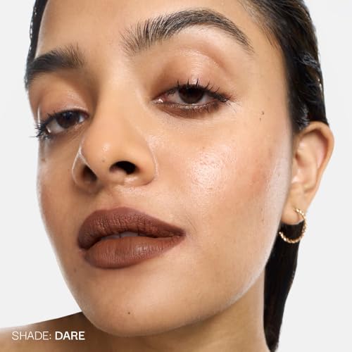 Image of Fae Beauty Lip Whip 12Hr Comfortable Matte Liquid Lipstick (10ml) | Waterproof | Long Wear | Non Drying | Soft Mousse Smudgeproof Formula | Vegan | With Moisture Lock Technology | Enriched with Vitamin E and Cherry Coffee - Dare