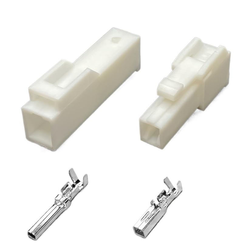 VL6.2mm spacing Connector high Current Cable Two ho/*le Plug 1/2/3/4/6/8/12 pin Wire Harness Socket Terminal Sheath(1p,5sets)