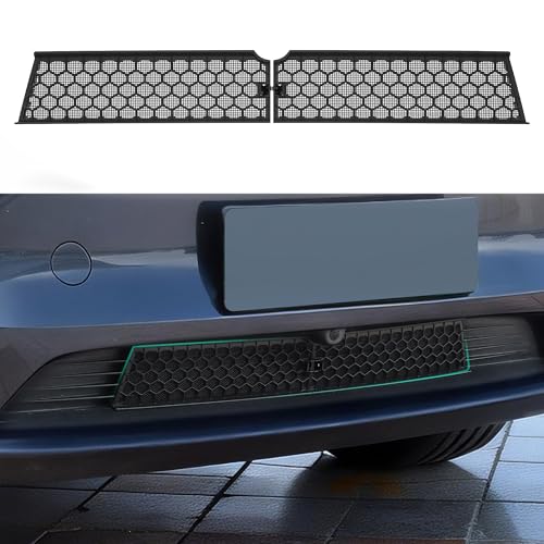 Image of REFORM DESIGN Front Grill Mesh Insert Compatible with 2026 Tesla New Model Y Juniper Premuim (Not for Standard /Performance), Air Vent Cover Guard for Tesla Model Y Accessories