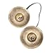Tibetan Cymbals, Strong Sound Penetration, Auspicious Symbols, Tibetan Bells, Yoga Crafts, for Meditation in Daily life.