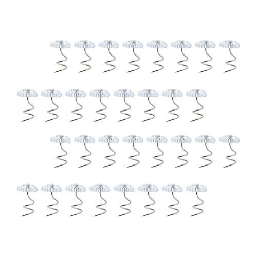 OSOLADY 60 Pasadores Antideslizantes para Faldones de Cama en Acero Inoxidable y Plástico, Fácil de Desmontar y Quitar, Ideales para Sujetar Ropa de Cama Firmemente