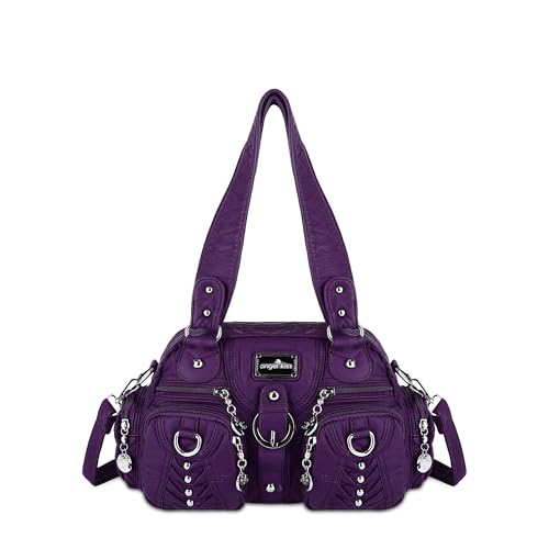 Image of Angel Kiss Small Purse Handbag for Women Crossbody and Shoulder Bags Multipocket Soft Hobo Purses