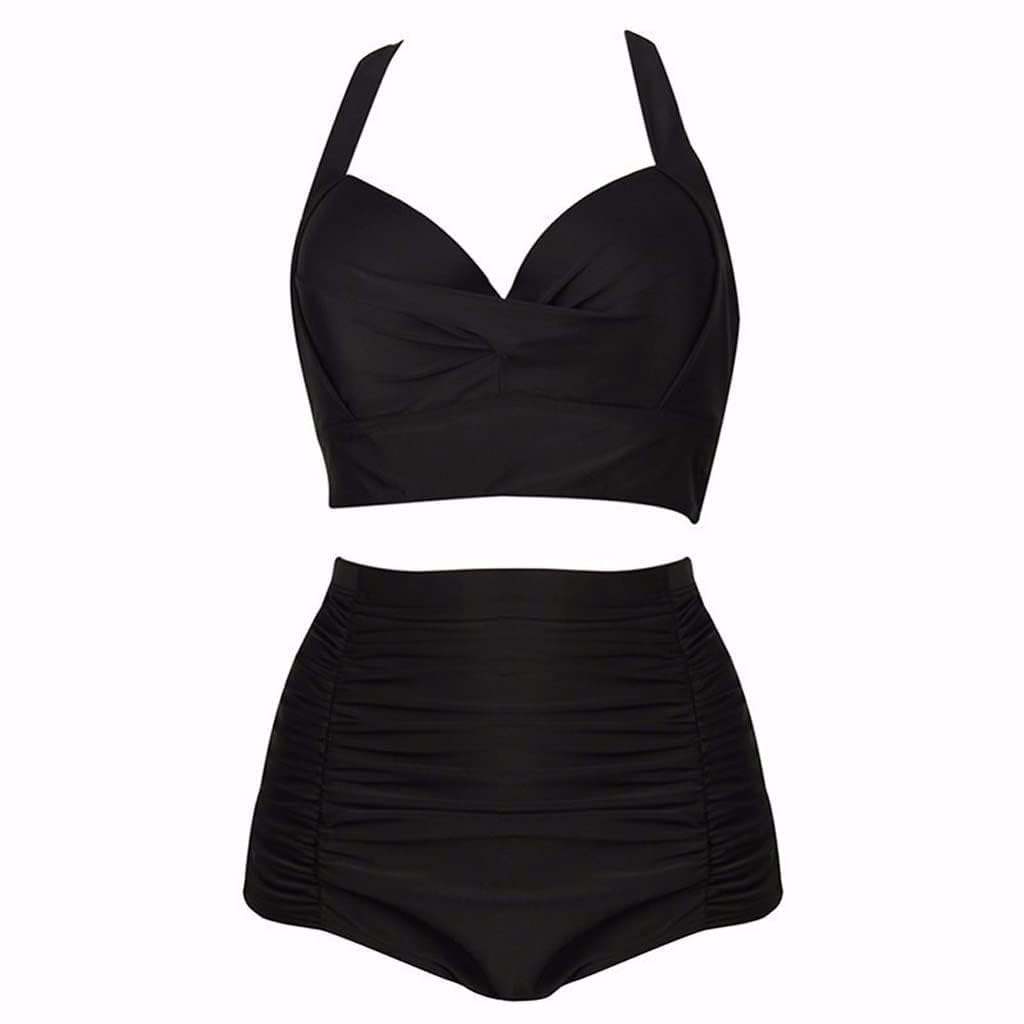 Drukuj Duże stroje kąpielowe Damskie bikini Plus Size Stroje kąpielowe Kostiumy plażowe Zestaw bikini Damski strój kąpielowy (kolor: A, rozmiar: kod L) (kod B 2XL)