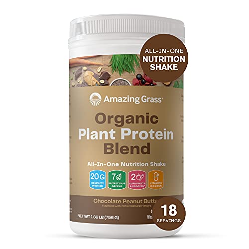 Amazing-Grass-Organic-Plant-Protein-Blend-Vegan-Protein-Powder-New-Protein-Superfood-Formula-All-In-One-Nutrition-Shake-With-Beet-Root-Original-18-Servings-Chocolate-Peanut-Butter