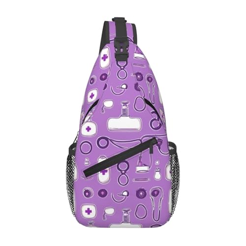 Mochila bandolera para senderismo y viaje negra unisex