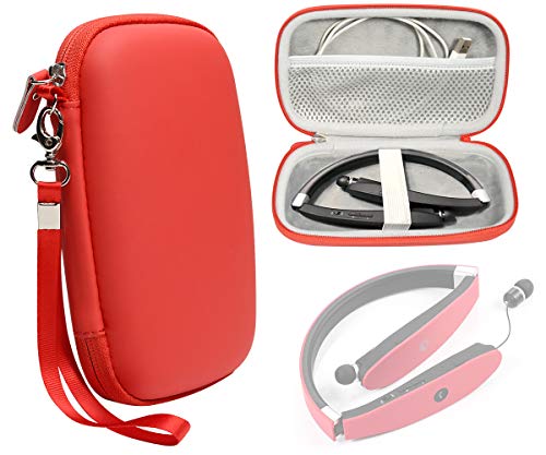 CaseSack Protective Case for Wireless Foldable Sports Neckband Bluetooth Headphones Like AMORNO, Orit