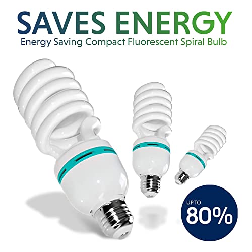 Limostudio 45 Watt, 6500K Fluorescent Daylight Balanced Light Bulb For Photography And Video Lighting, Agg876 #TOP1