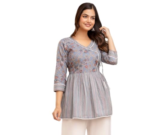 Image of DMP FASHION Woman's Classic Floral Printed Trendy Top