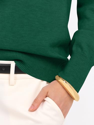 Image of ANRABESS Women's Long Sleeve V Neck Basic Sweaters | Classic Pullover Tops,Soft Loose,Business Casual Work,Travel Vacation,All Day Wear,Fall Spring Outfits,Winter Layer Clothing