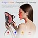 SANATECH LED Light Therapy Mask for Face, 4 Modes LED Face Mask Light Therapy with 850nm Near-Infrared, 400 LEDs, Rechargeable, Portable Anti-Aging Device (Onyx Black)