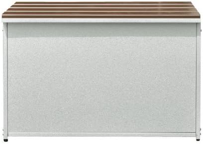 Amazon ガルバ製ベランダ収納ベンチw80 ブラウン Diy 工具 ガーデン