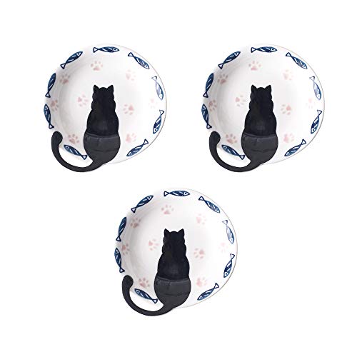 Cute Cat Ceramic Multipurpose Dish Sauce Dish Seasoning Dishes Appetizer Plates Serving Tea