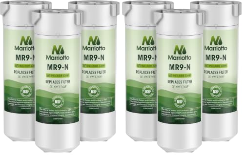 Image of MARRIOTTO XWFE (Built-in CHIP) Refrigerator Water Filter Pack of 6