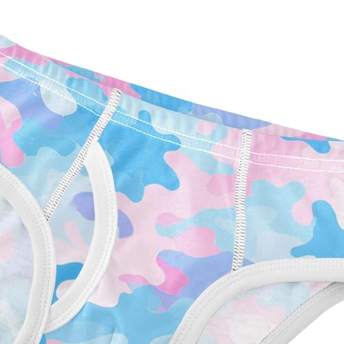 KLL Camouflage Pattern Trendy Style Toddler Boy Pure Cotton Athletic Underwear Cute Children Undies4
