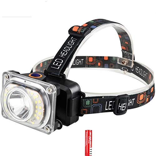 Linternas Frontales Potentes Linterna frontal de 20000 lúmenes potente LED linterna frontal T6 linterna de cabeza linterna linterna linterna 18650...