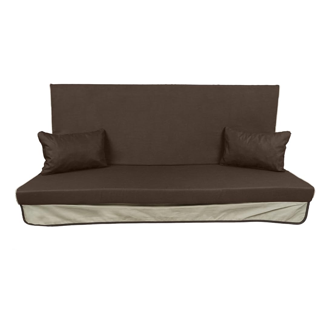 Il Tuo Artigiano Design Cuscino per Dondolo da Giardino Zanzibar - 160x116x8 cm - Cuscino Unico Sfoderabile - Made in Italy