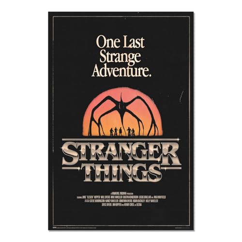 Grupo Erik Poster Stranger Things Merchandising - Posters Decorativos; 61x91,5 cm a todo color (decoracion pared) | Laminas Decorativas; ideal Decoración Habitación, Regalo Friki