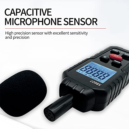 digital sound level metersound meter for classroom home street30-130dba db meter to measure noisenoise decibel readeraudio sound testersound test equipmetentsound measurement device 30-130dba