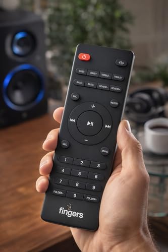 Image of K2 Remotes Compatible for Finger Home Theatre & Sound Bar Remote Controller Works for Octane- 200 Octane-100 Octane-WM65 | Please Match with Your Old Remote