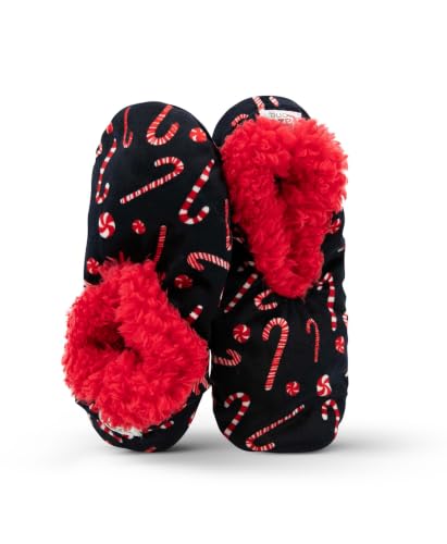 Image of Lazy One Fuzzy Slipper Socks for Women, Fleece House Slippers, Indoor Socks