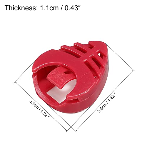 sourcing map Guitare Médiator Support Plastique Forme Cœur Rouge pour Guitare, Basse, Ukulélé avec Adhésif Retour et… - Les Beatles, Paul McCartney, John Lennon, RIngo Starr, George Harrison sourcing map Guitare Médiator Support Plastique Forme Cœur Rouge pour Guitare, Basse, Ukulélé avec Adhésif Retour et… – Image 3