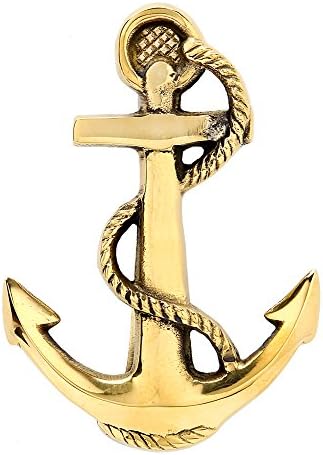 Solid Brass Fouled Anchor Doorknocker