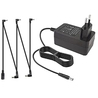 PéDale Alimentation Adaptateur 9v Dc, Centre NéGatif 9v 1.5a Guitare PéDale D’Effet Adaptateur CâBle D’Alimentation Avec CâBle 5 Voies ChrysanthèMe CâBle - Les Beatles, Paul McCartney, John Lennon, RIngo Starr, George Harrison
