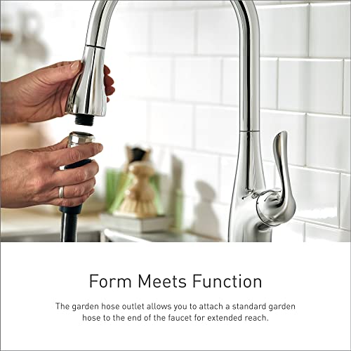 Moen Arbor Chrome Pulldown Laundry Faucet, 4736 - image 4