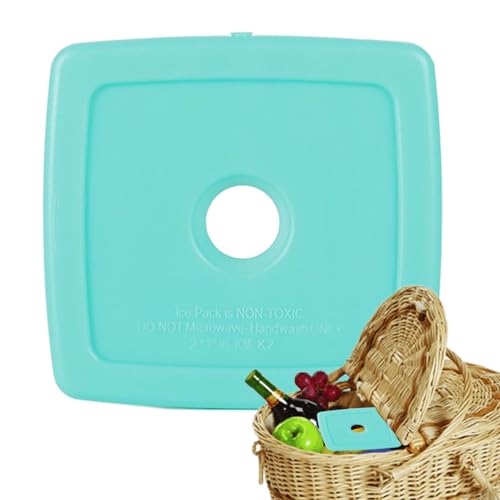 Generico Paquetes de hielo muy finos para bolsas de almuerzo – Paquetes congeladores portátiles para Lunch Box – Accesorios nevera portátil reutilizables para trabajo, playa, picnic