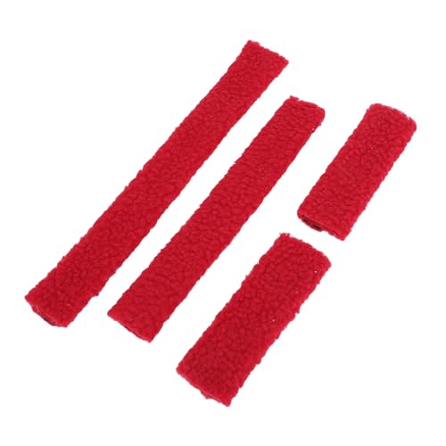 POENVFPO Horse Halter Tubes, Soft Comfort Lamb Fleece Halter Covers, Protect Horse, Easy Install Washable, Prevents Horse Irritation, Soft Delicate Sheepskin, Gently Caring for