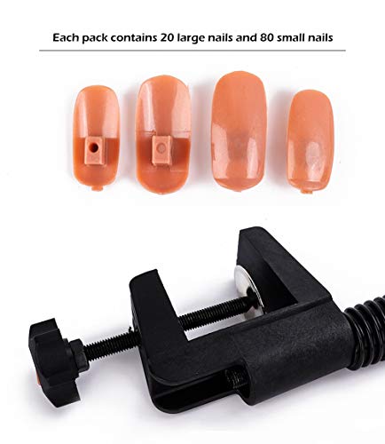 Nail Trainning Practice Hand, Nail Display Manicure Supply, Flexible Movable False Fake Hands for Nail Manicure, Best Manicure DIY Print Practice Tool - Thumbnail 4