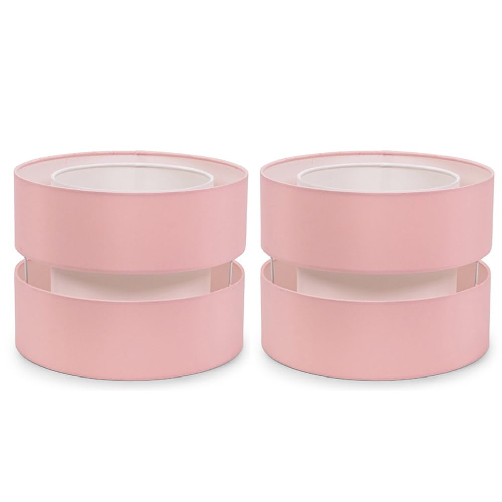 Valuelights Sophia Pair Of Small Blush 2 Tier Ceiling Light Shades And Bulbs (D)26Cm from B&Q
