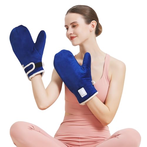 AOKESTE Heated Gloves for Arthritis,Hand Heating Pad for Pain Relief,Heating Pad for Hands Hand Warmers Gloves for Carpal Tunnel Relief, Heated Mittens for Men Women 10-90Min Auto Shut Off