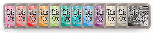 Tim Holtz Distress Oxide Ink Bundle June 2017 Release 2 Includes 12 Ink Pads