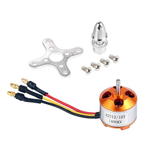 Qwinout A2212 1400Kv Brushless Outrunner Motor With Mount 10T For Rc Aircraft/Kkmulticopter 4/6 Axle Quadcopter Ufo (4 Pcs) #TOP3