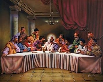 Wooden Puzzle for Adults African American #2 Last Supper Jigsaw Puzzle 1000 Piece Challenging for Fun Family Educational Game Gift