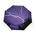 Produktbild Kids Rain Umbrella Lightning Strike Night Storm Bolt Weather Windproof Umbrellas for Travel Rain & Wind Resistant Compact and Lightweight for Business and Travels