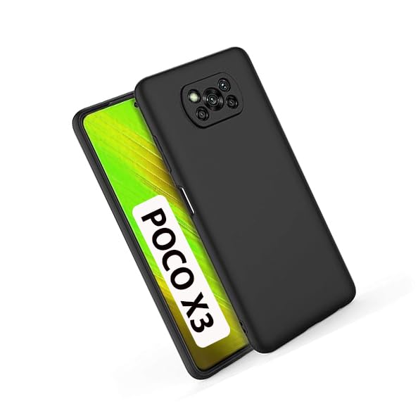 COBERTA Back Cover for POCO X3 Back Cover Case - Black Silicon (B0CRVPVGQ2) Amazon Price History, Amazon Price Tracker