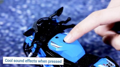 Image of Police Motorcycle Toy - Pull Back Motorcycle Toys, Tiny Gift with Music Lighting, Latte Motorcycles Toy for Kids Boys Age 3-8 Year Old (Sport Police Bike 01-Multicolor)