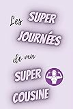 piece 2 euro journee mondiale sida  les super journées de ma super cousine - semainier non daté: agenda a5 - 15,6 × 23,39 cm- weekly planner couverture violette avec une inscription rigolote - cadeau femme à moins de 10 euros