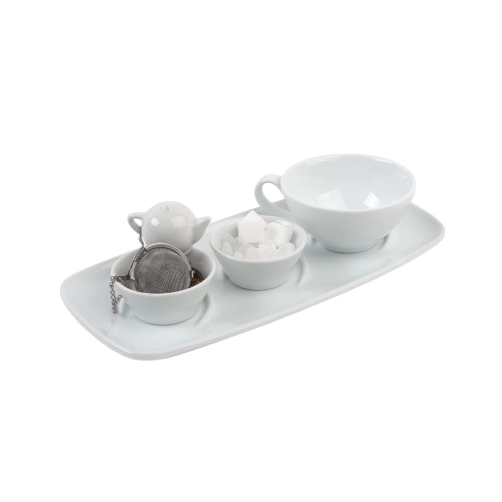 Bols à thé Holst Porzellan anti-taches en porcelaine durable pour préserver l'éclat blanc
